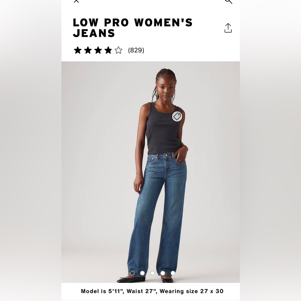 Levi's Women Low Pro Jeans